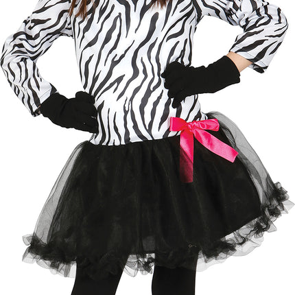 Abito zebrato bambina
