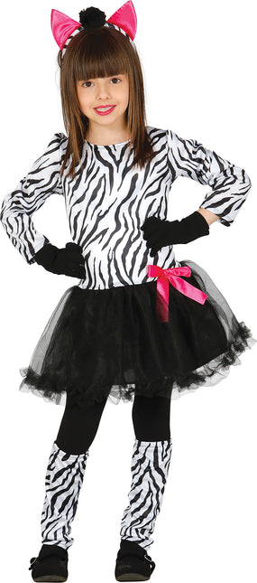 Abito zebrato bambina