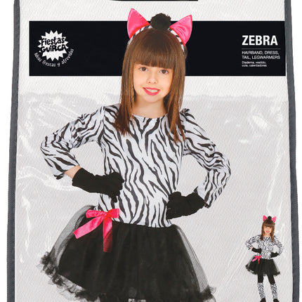 Abito zebrato bambina