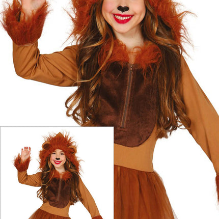 Vestito da leone per bambina