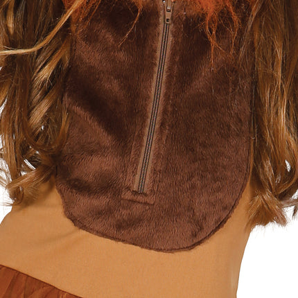 Vestito da leone per bambina