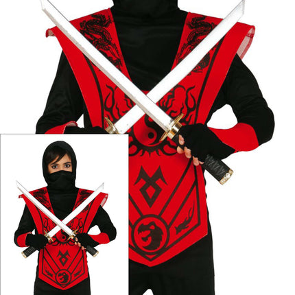 Tuta Ninja Bambino Rosso