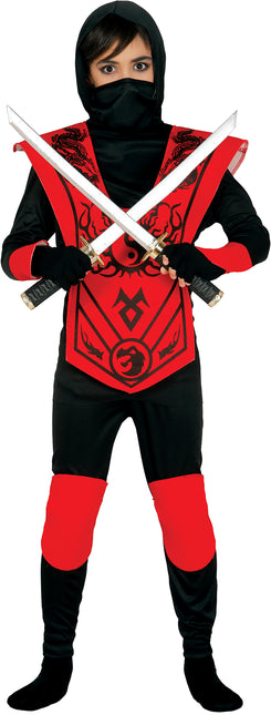 Tuta Ninja Bambino Rosso