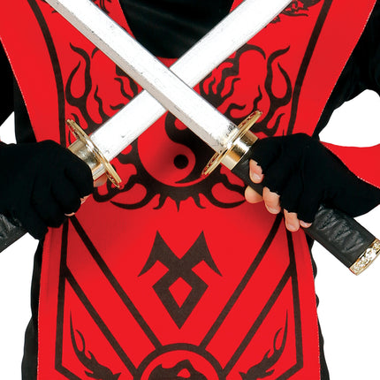 Tuta Ninja Bambino Rosso