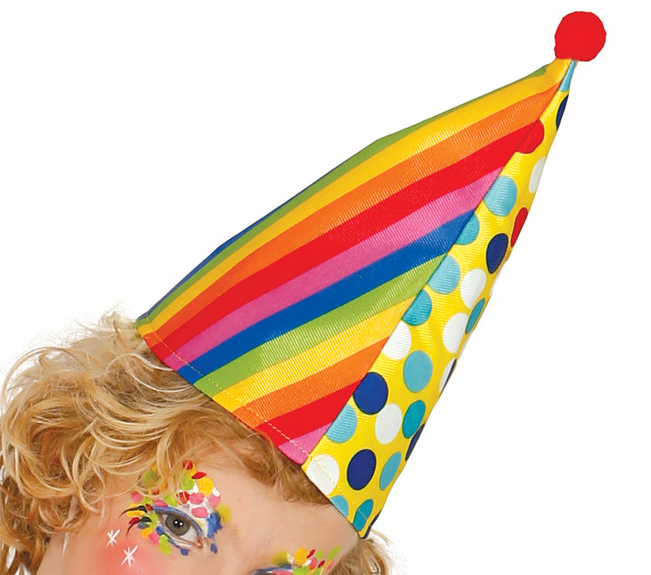 Costume da clown bambino colorato