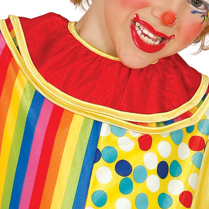 Costume da clown bambino colorato