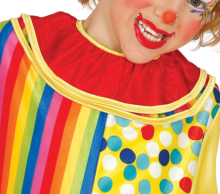 Costume da clown bambino colorato