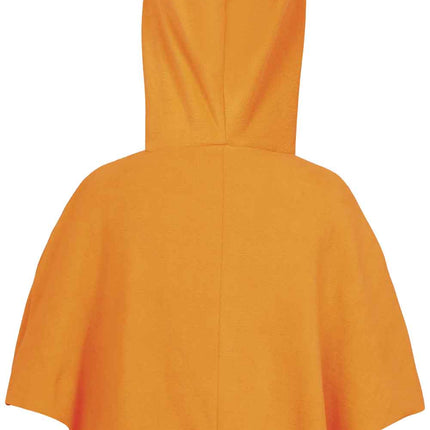 Poncho di Halloween per bambini a forma di zucca