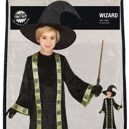 Costume da mago bambino oro