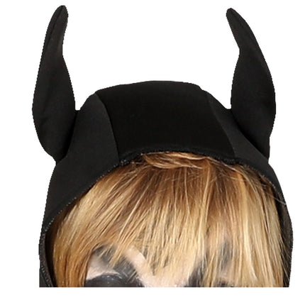 Costume da pipistrello per Halloween bambino nero 7/9 anni