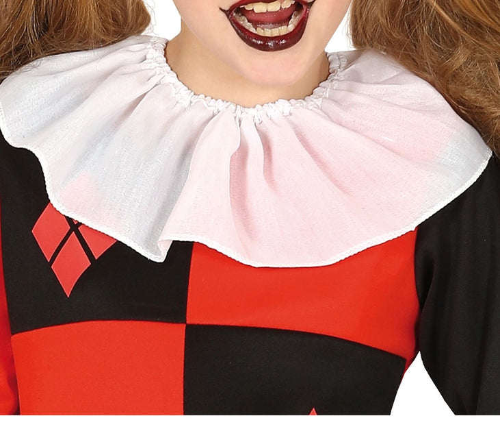 Costume di Halloween da Arlecchino bambino nero e rosso