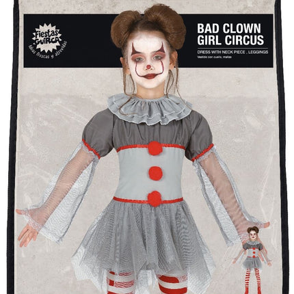 Costume di Halloween da clown scuro per bambino