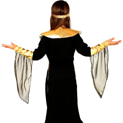 Abito Cleopatra Ragazza Nero