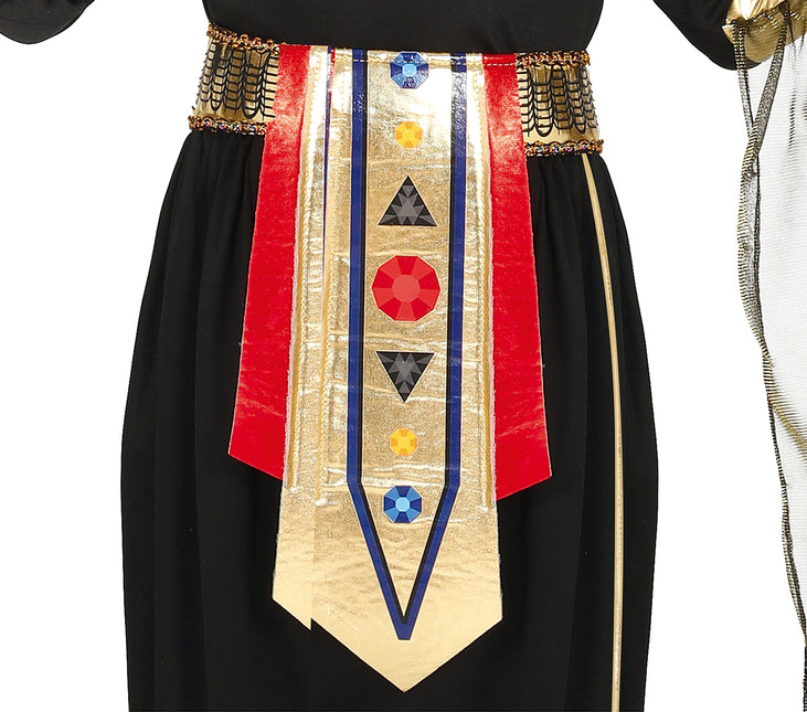 Abito Cleopatra Ragazza Nero