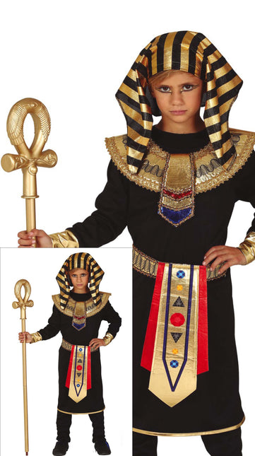 Costume da Faraone Nero Bambino