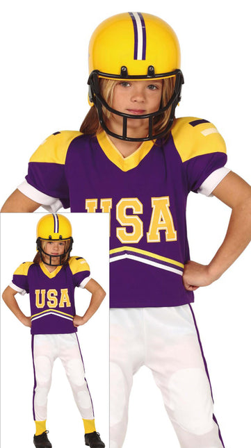 Costume da football americano bambino