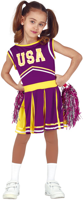 Tuta da Cheerleader Bambino Viola