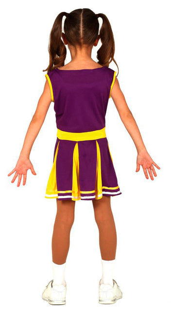 Tuta da Cheerleader Bambino Viola