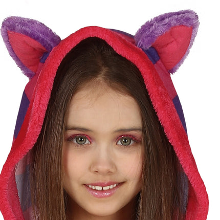 Costume da gatto per bambino viola