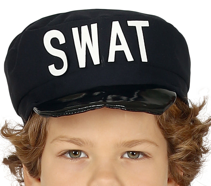 Bambino con tuta Swat