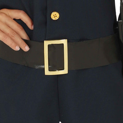 Costume da poliziotto bambino blu