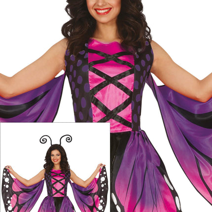 Costume da farfalla da donna viola