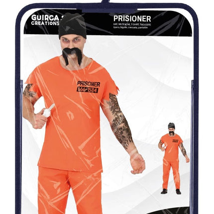 Costume di Halloween da prigioniero per uomo