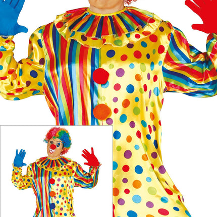 Abito da clown Uomini colorati