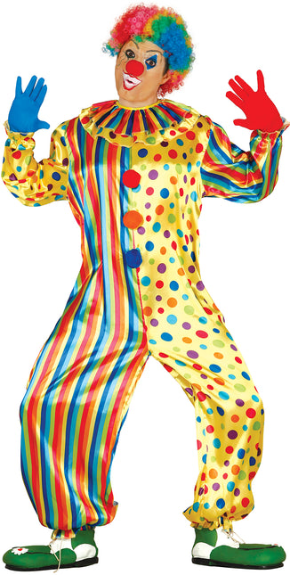 Abito da clown Uomini colorati