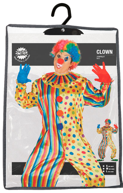 Abito da clown Uomini colorati