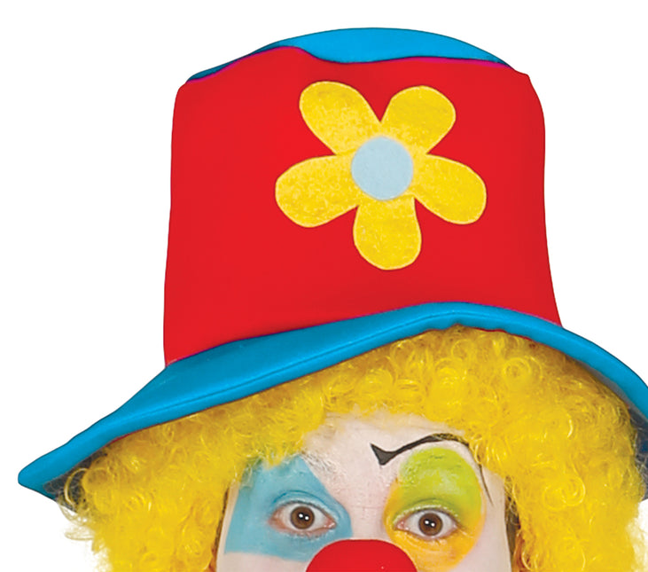 Costume da clown uomo colorato