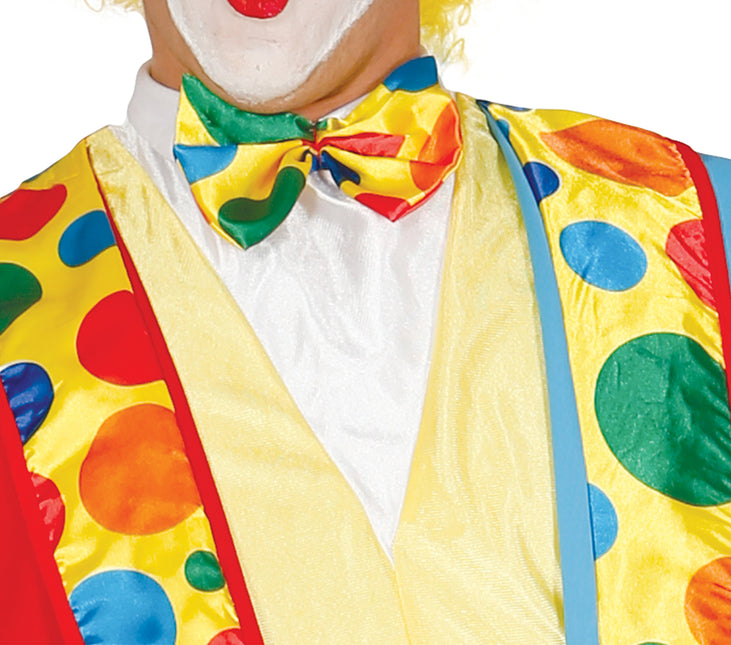 Costume da clown uomo colorato
