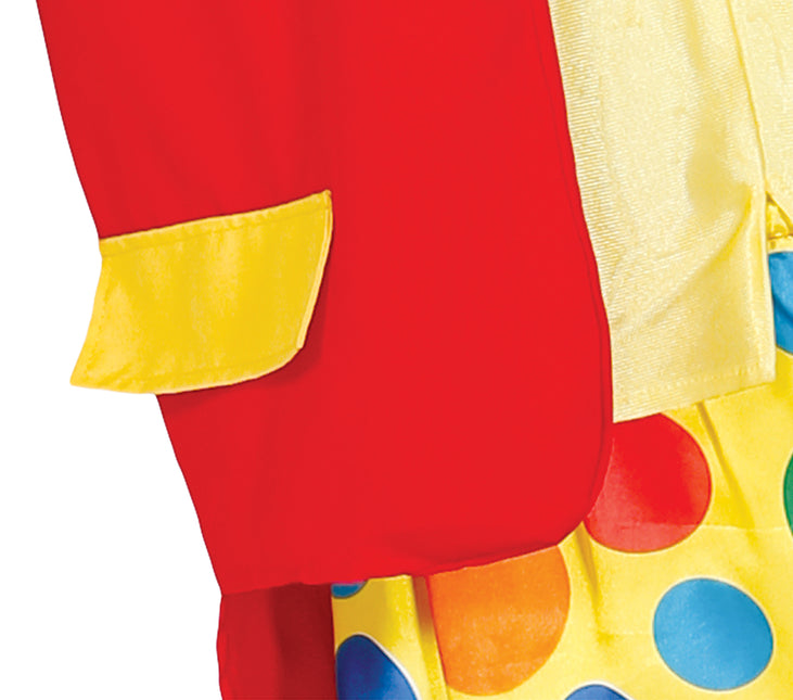 Costume da clown uomo colorato