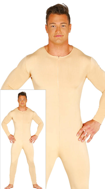 Costume da tuta seconda pelle uomo nudo