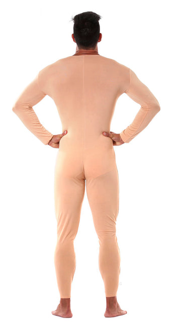 Costume da tuta seconda pelle uomo nudo