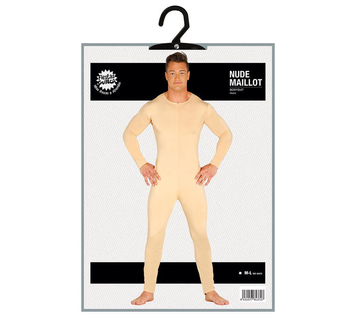Costume da tuta seconda pelle uomo nudo