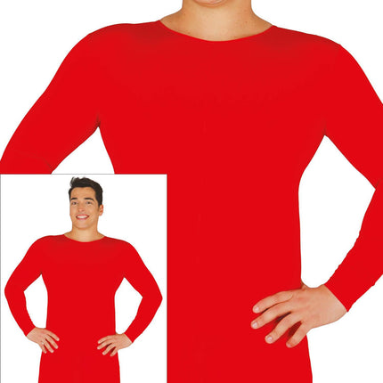 Costume da Tuta Seconda Pelle Uomo Rosso