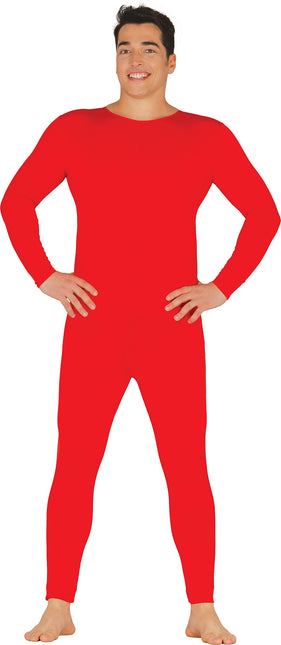 Costume da Tuta Seconda Pelle Uomo Rosso