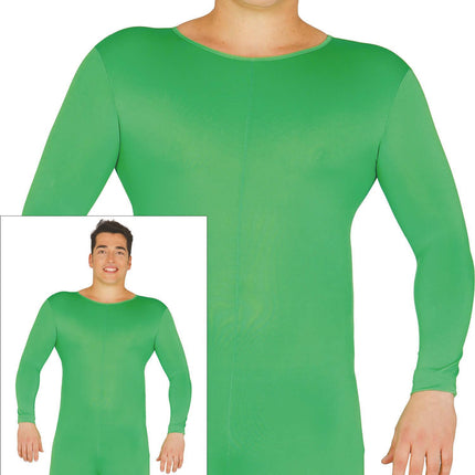 Costume da Tuta Seconda Pelle Uomo Verde