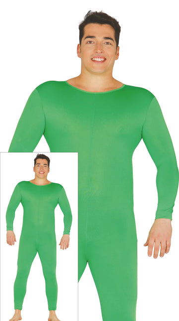 Costume da Tuta Seconda Pelle Uomo Verde