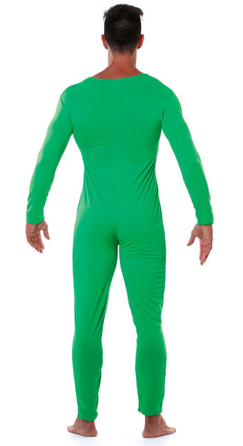Costume da Tuta Seconda Pelle Uomo Verde