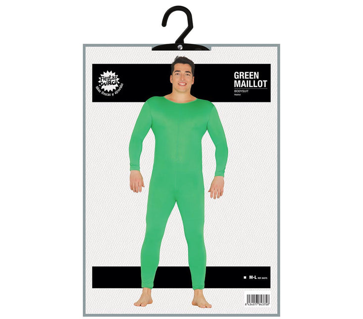 Costume da Tuta Seconda Pelle Uomo Verde