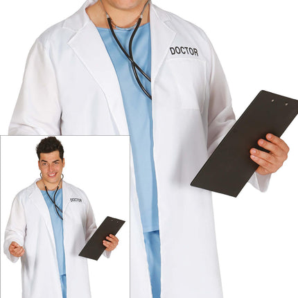Costume da medico uomo bianco