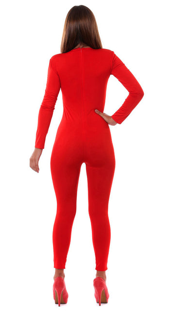 Tuta Second Skind Donna Rosso