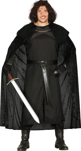 Costume Medievale Leader Nero