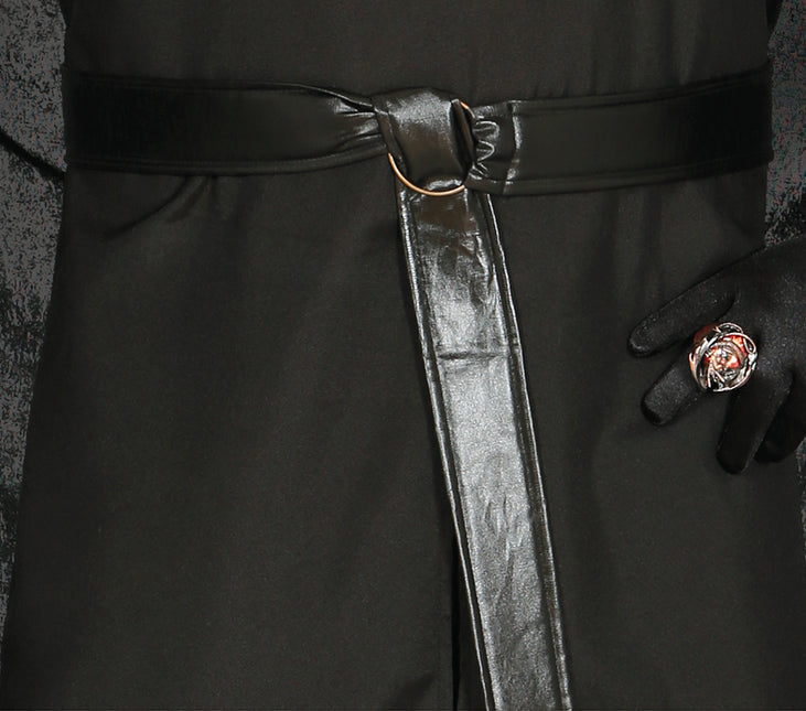 Costume Medievale Leader Nero