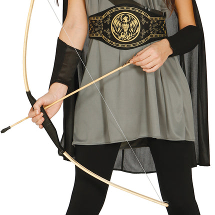 Costume da Robin Hood Donna Nero