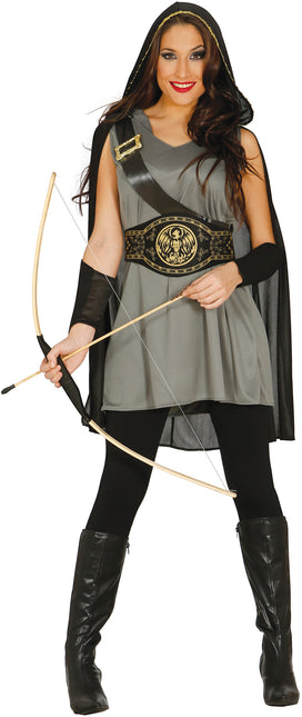 Costume da Robin Hood Donna Nero