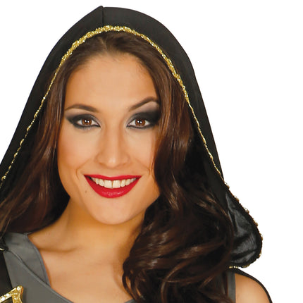 Costume da Robin Hood Donna Nero