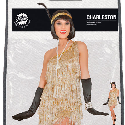 Abito Charleston Oro Donna